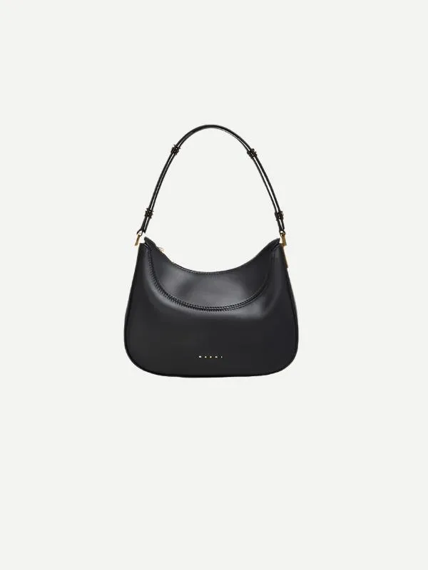 Milano Mini Shoulder Bag in Black