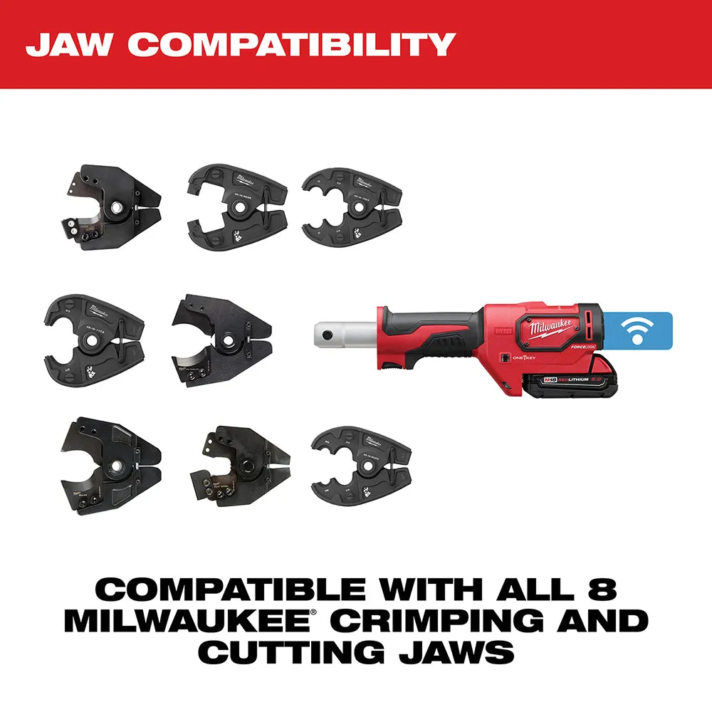 Milwaukee 2678-22BG M18 Force Logic 6T Utility Crimping Kit With D3 Grooves And Fixed Bg Die