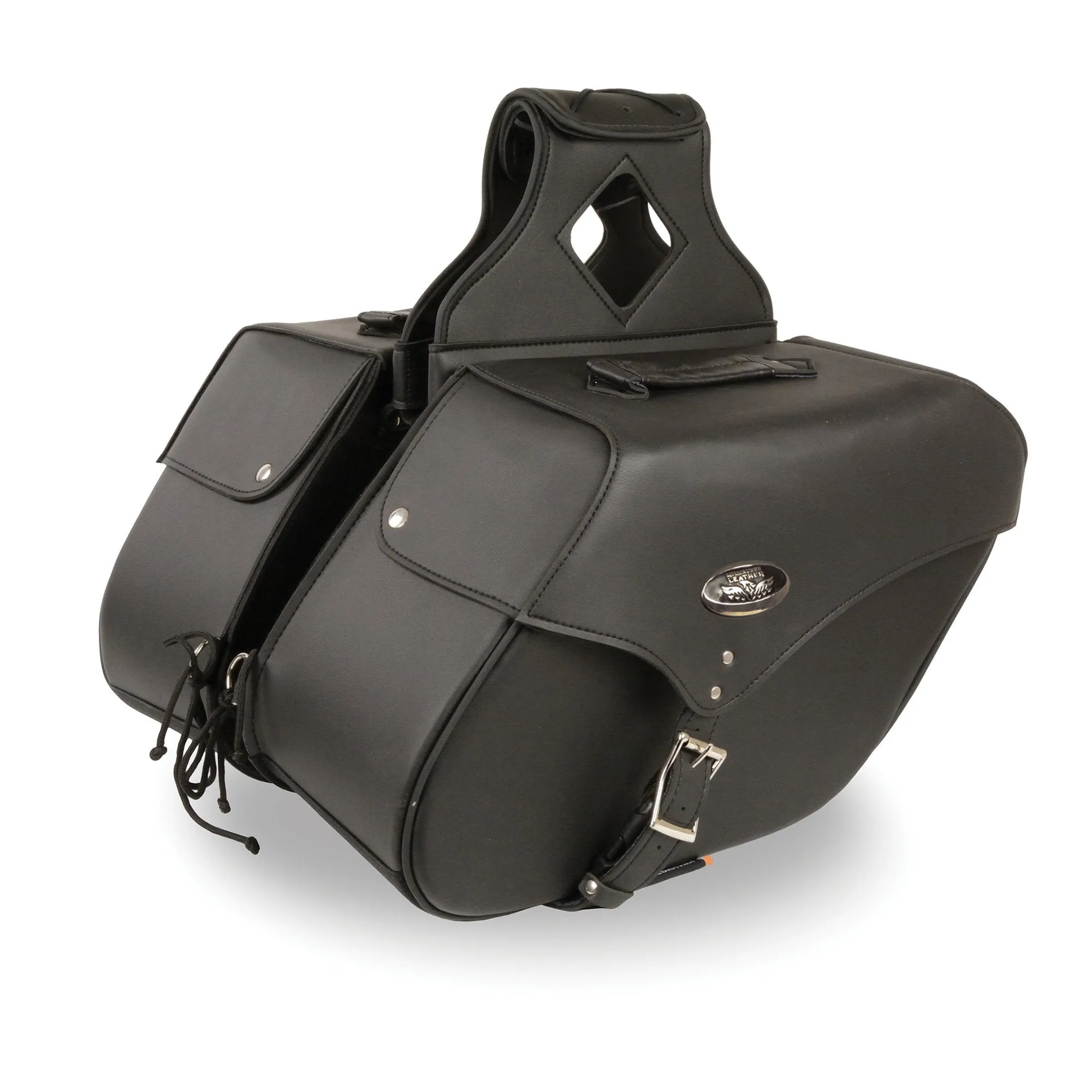 Milwaukee Performance SH668ZB Black Large Zip-Off Single Strap PVC Throw Over Saddle Bag