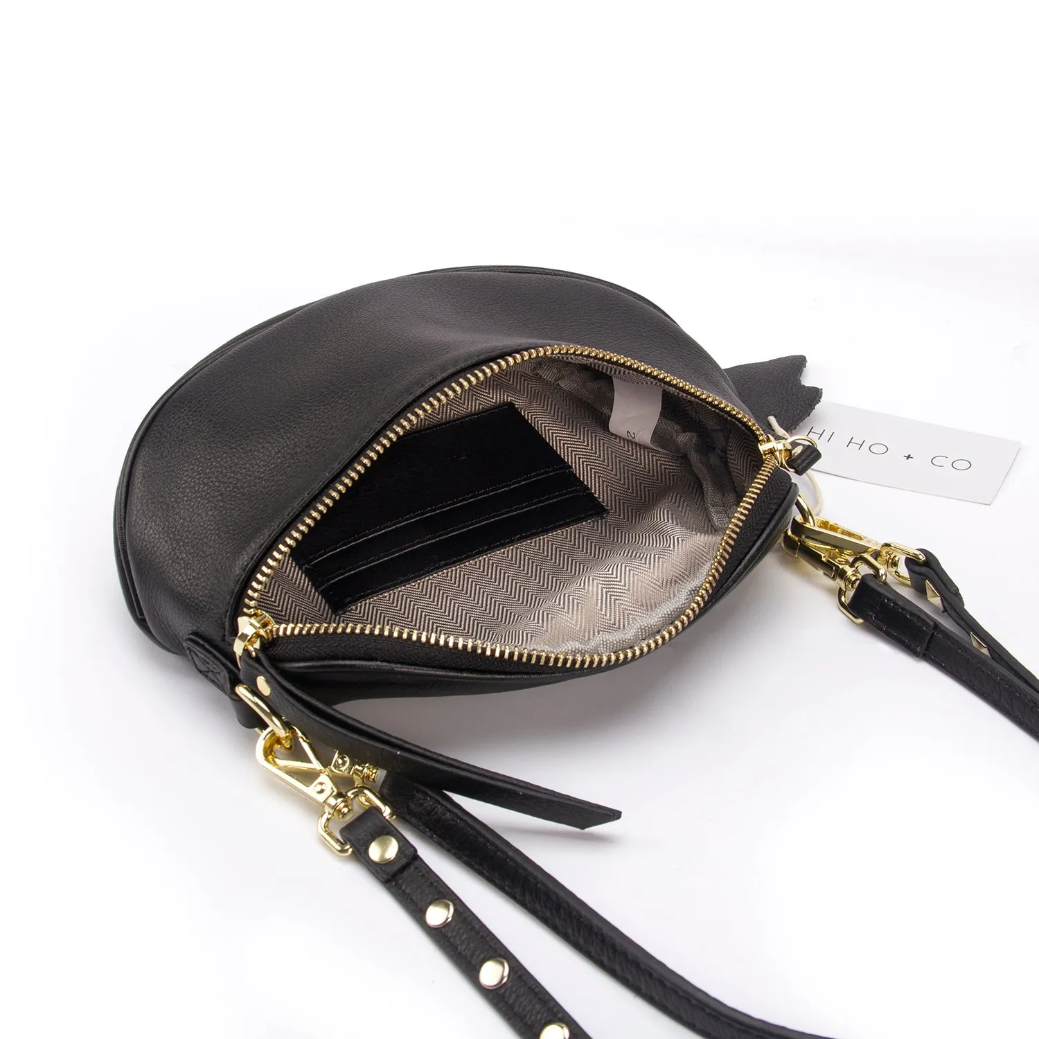 MINI OBSESSED CROSSOVER BAG | Black