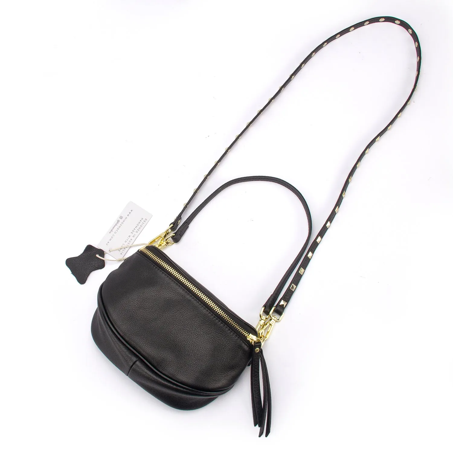 MINI OBSESSED CROSSOVER BAG | Black