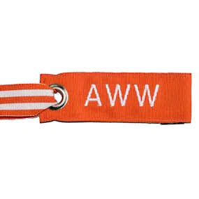 Mini Orange Luggage Tag