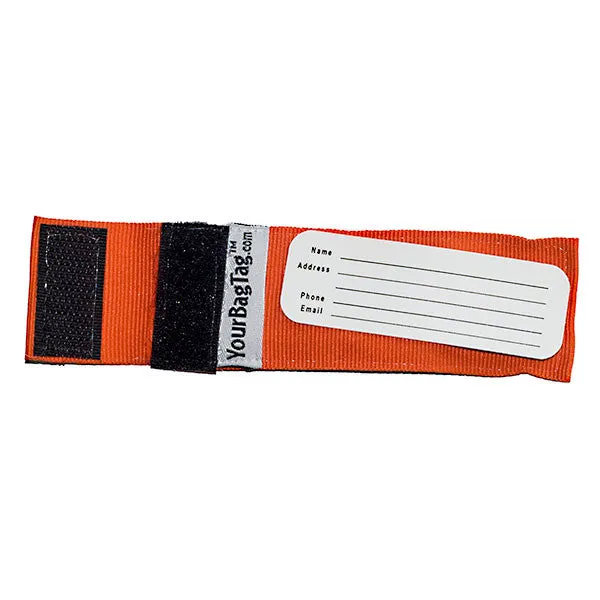 Mini Orange Luggage Tag