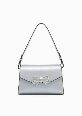 Minnie Shoulder Bags - Glitter Silver