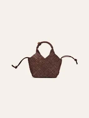 MISU MINI Umber Nubuck Cross-body bag