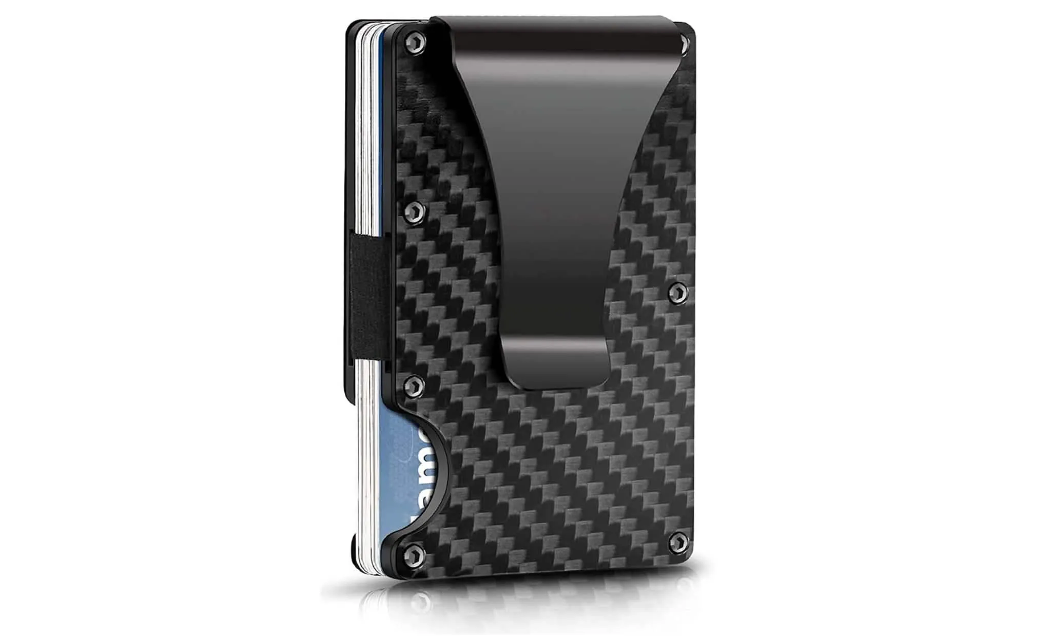 Modern Men's Secure Carbon Fiber Wallet with RFID Protection