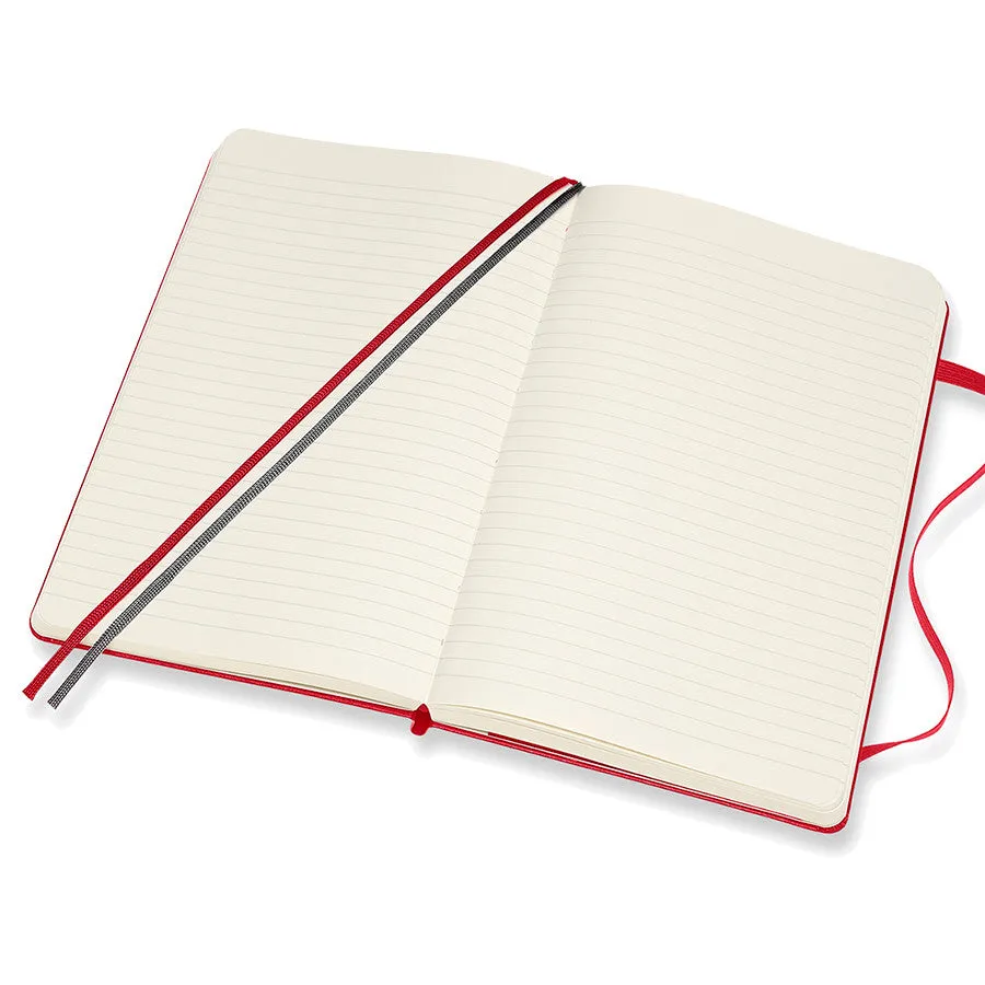 Moleskine Classic Collection Expanded Hardcover Large Notebook Scarlet Red