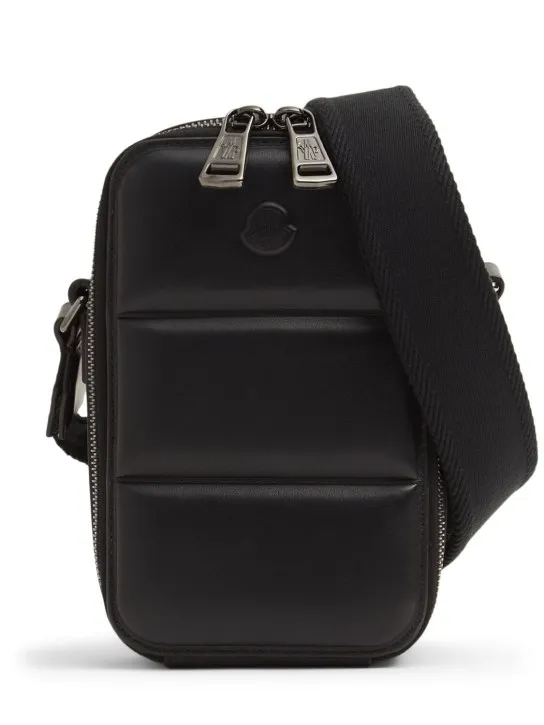 Moncler   Vertical leather crossbody bag 