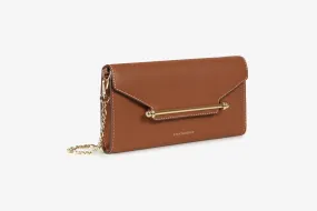 Multrees Chain Wallet - Chestnut with Vanilla Stitch