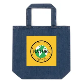 Nature Matters Too, Sustainable denim tote bag