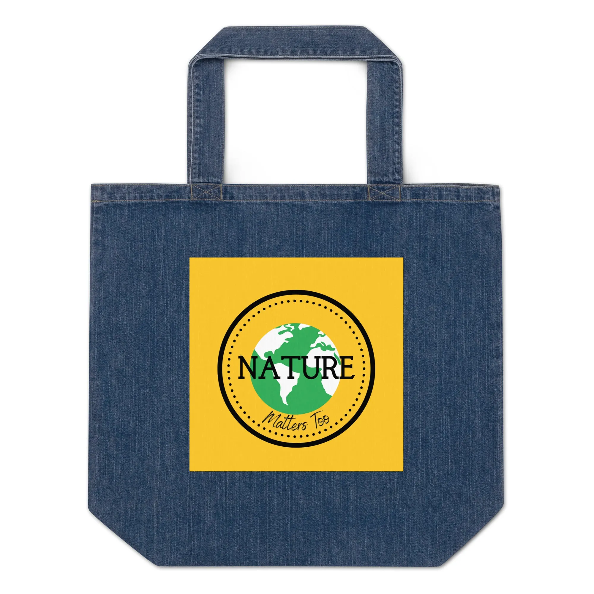 Nature Matters Too, Sustainable denim tote bag