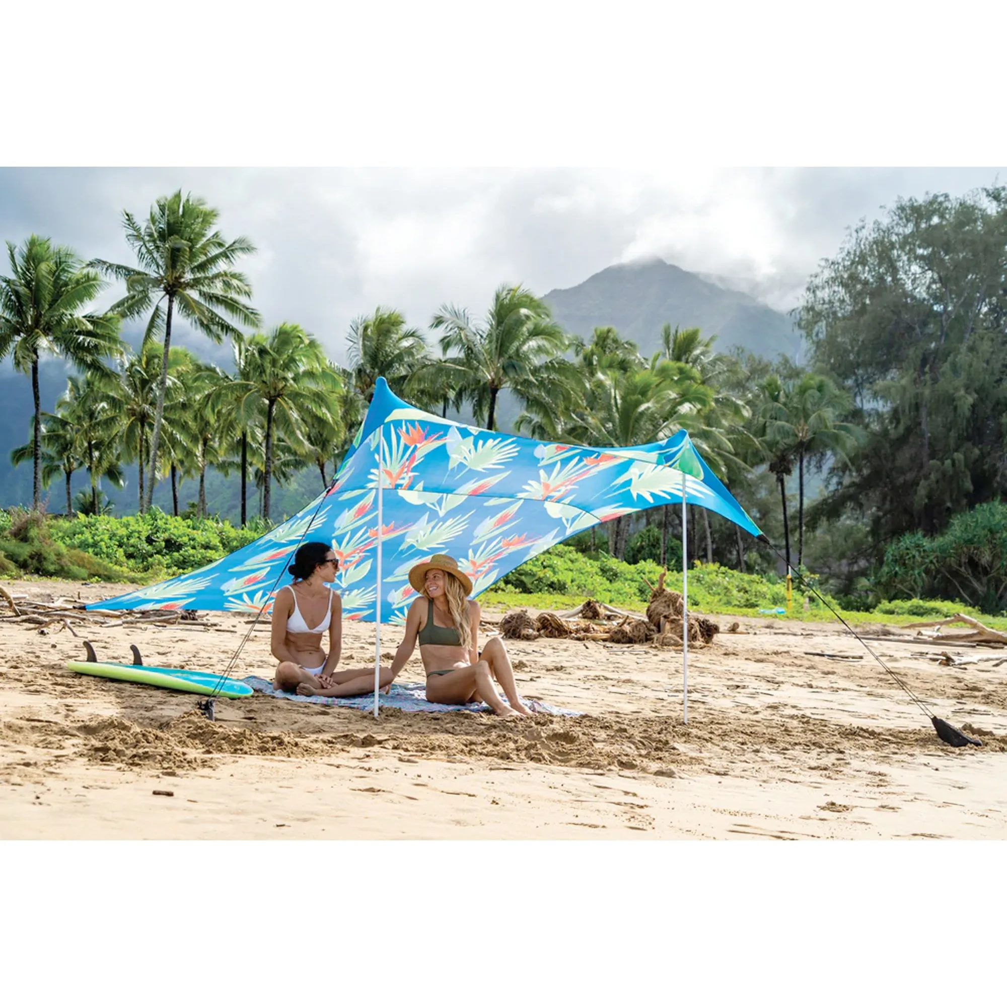 Neso 1 Prints Beach Tent - Save the Reef