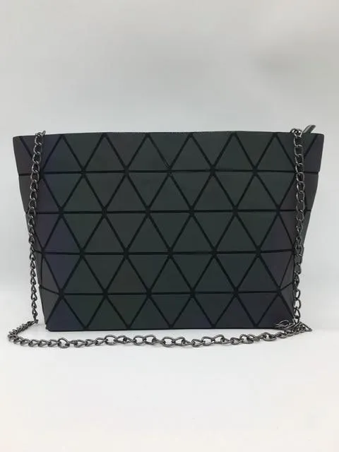 New Designer Fashion bag Women Luminous Sac Bag Tote Geometry Quilted Shoulder Bags Laser Plain Folding Chain Bags