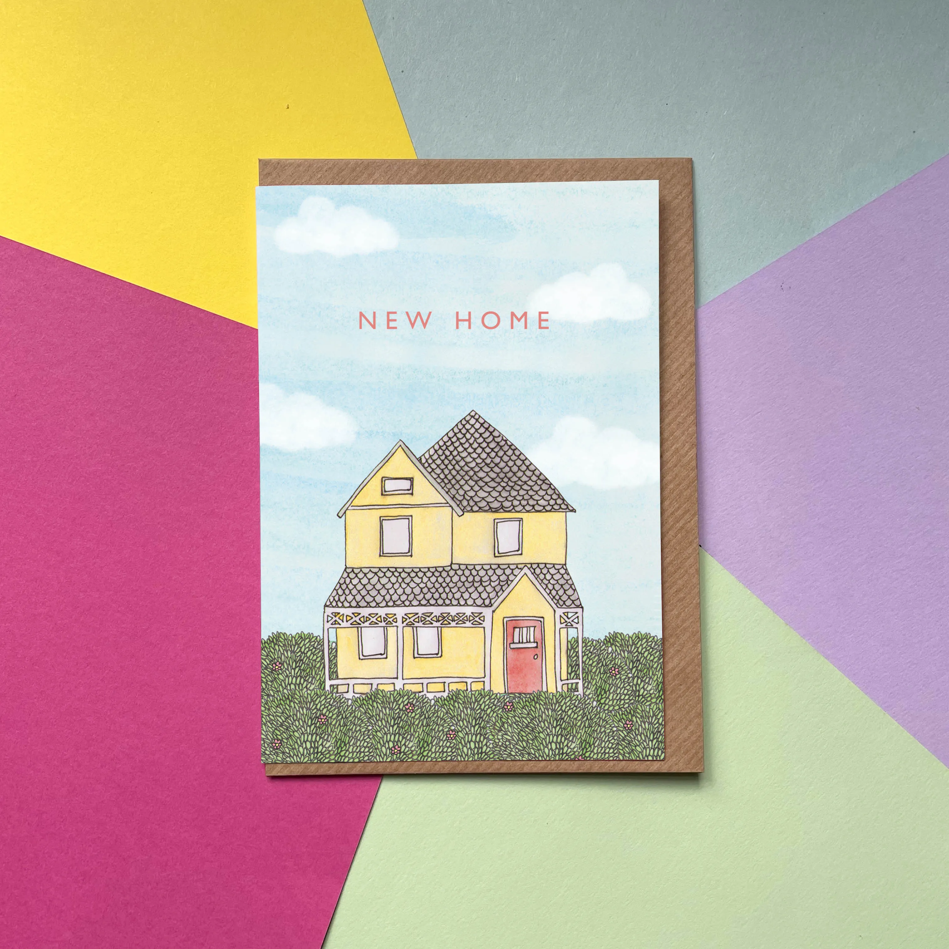 New Home - Greetings Card