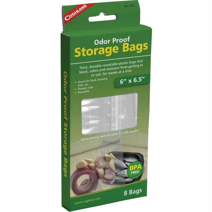 Odor Proof Bag Sm - 8 Pk