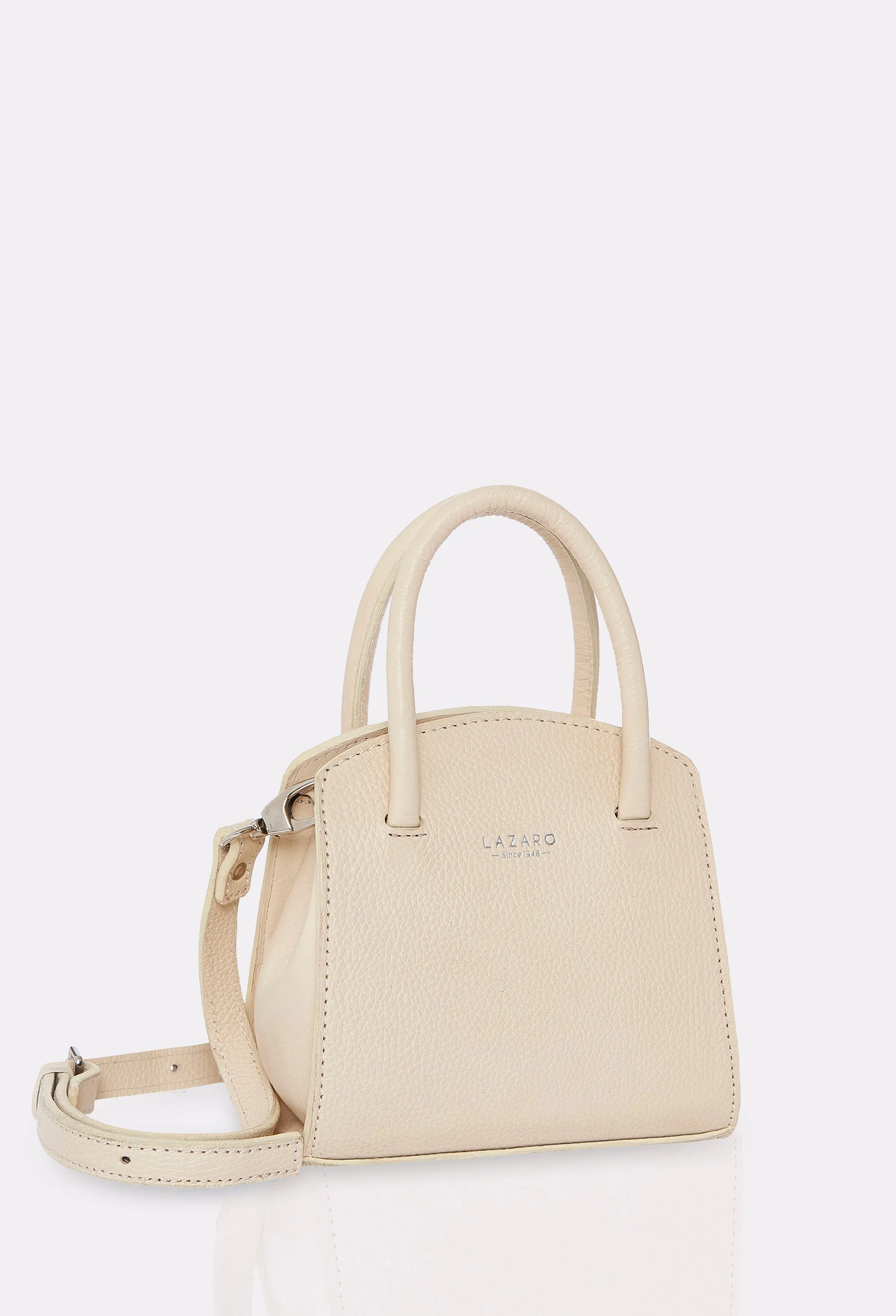 Off White Leather Mini Bag Margot