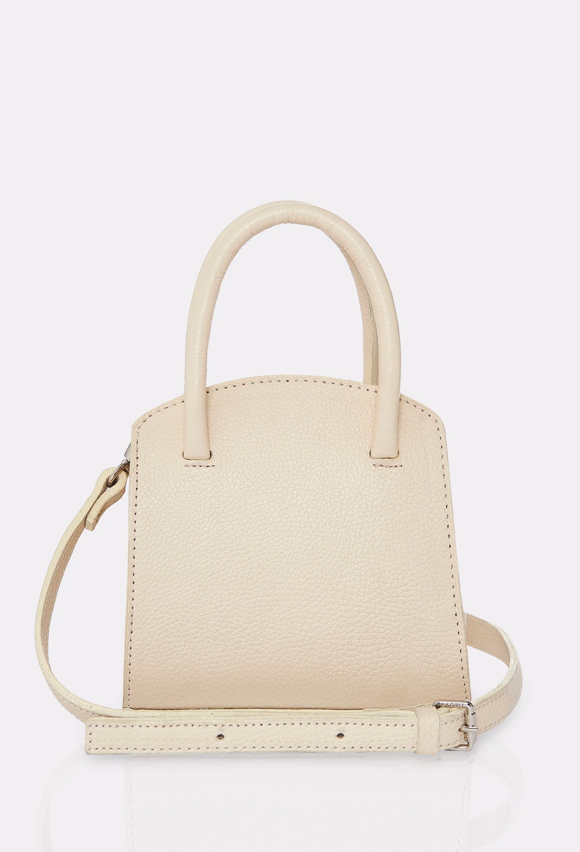 Off White Leather Mini Bag Margot