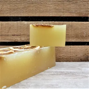 Organic Orange & Lime Essential Oil Soap Slice