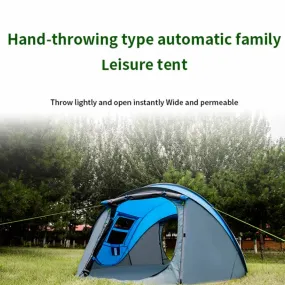 Outdoor Supplies 2-3 People Single-layer Rain Proof Fast Open Tent Camping