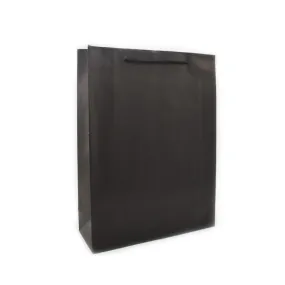 PAPER BAG BLACK 27X9.5X36CM