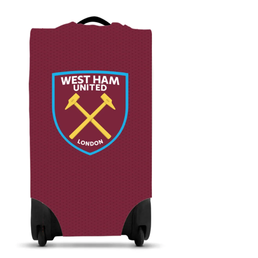 Personalised West Ham United FC Suitcase Cover (Small)