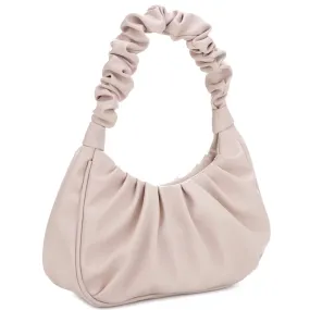 Plain Wrinkle Handle Bag