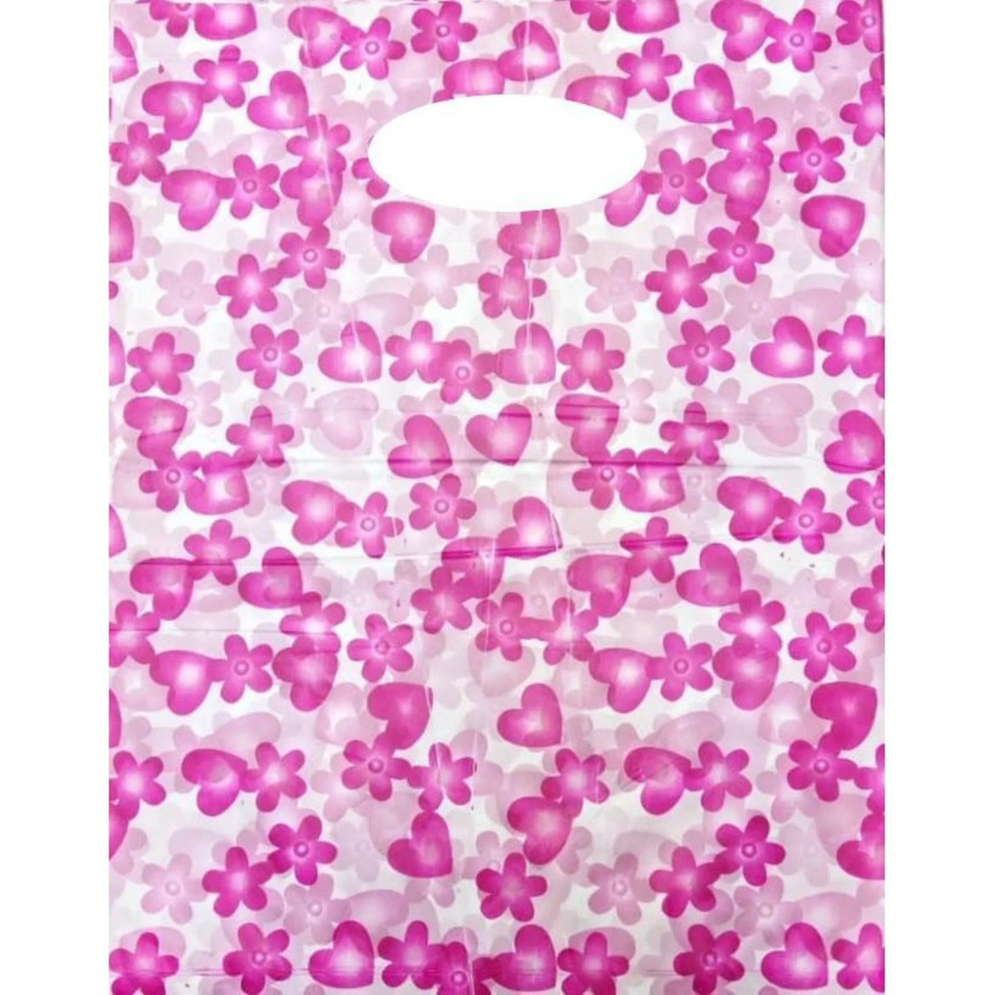 Plastic Boutique Bag Printed Medium 25x35cm 25pack