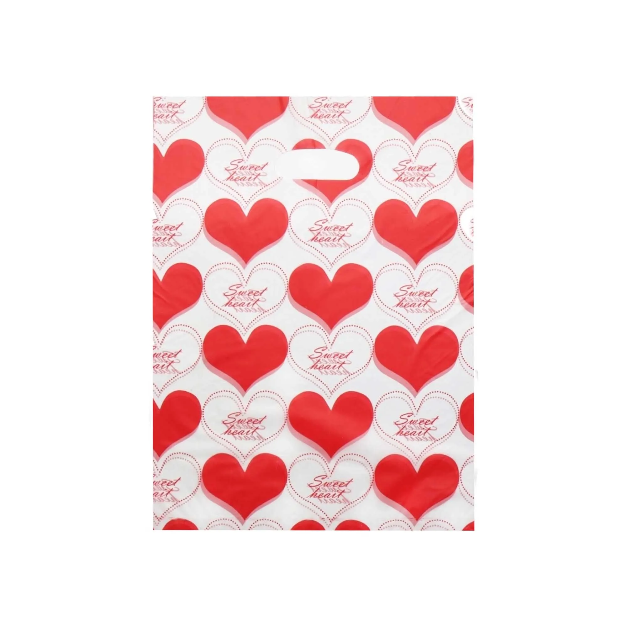 Plastic Boutique Bag Printed Medium 25x35cm 25pack