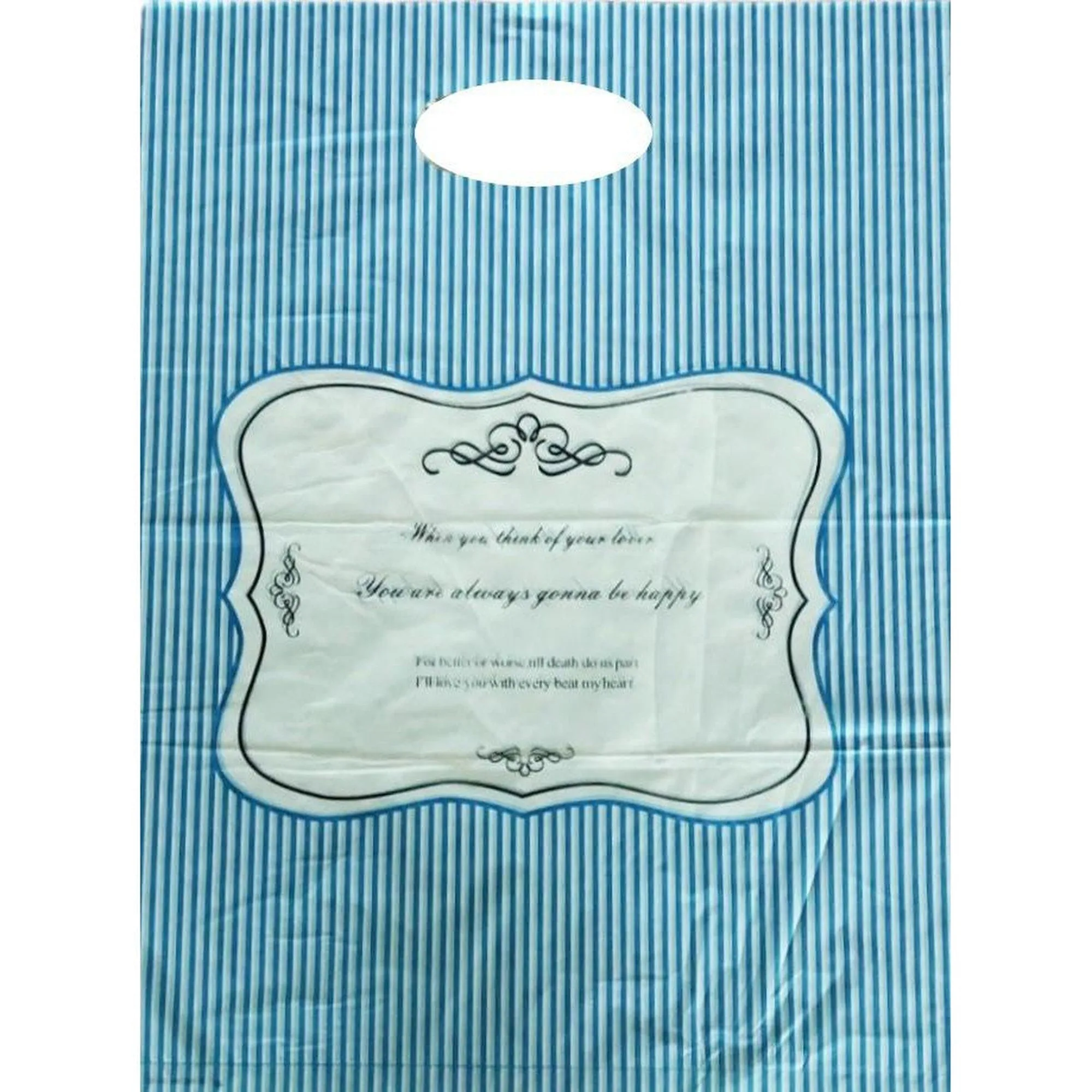 Plastic Boutique Bag Printed Medium 25x35cm 25pack