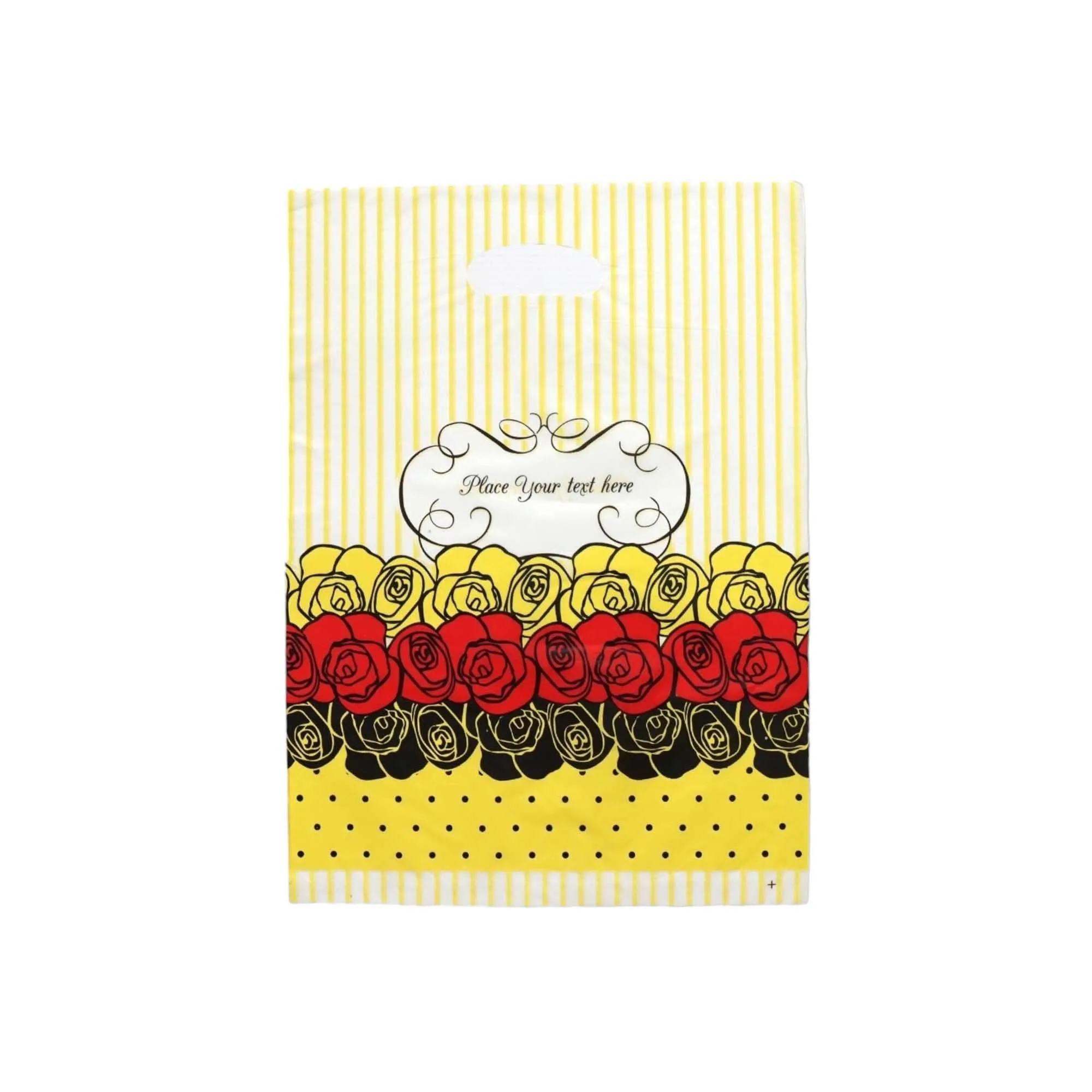 Plastic Boutique Bag Printed Medium 25x35cm 25pack