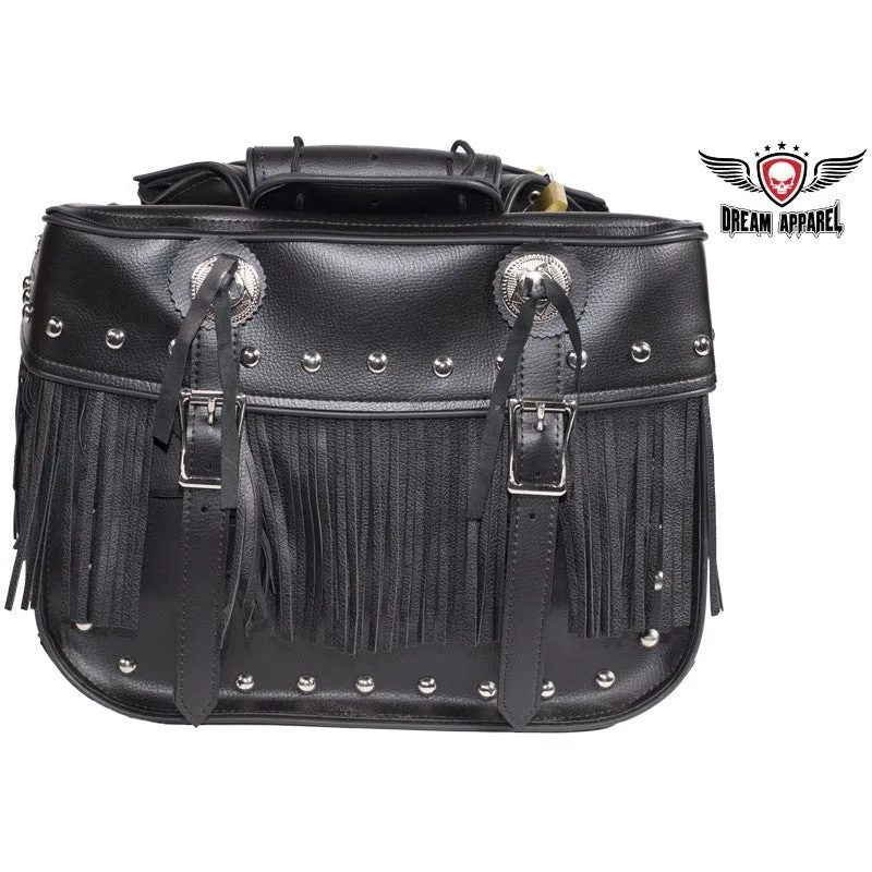 PVC Motorcycle Saddlebag With Lock