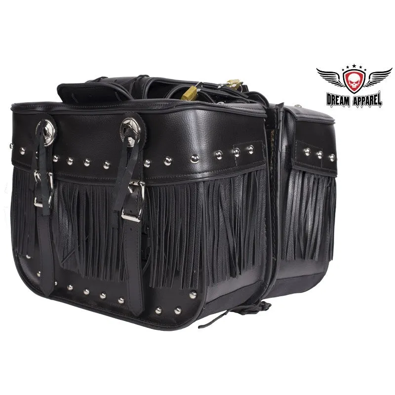 PVC Motorcycle Saddlebag With Lock