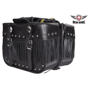 PVC Motorcycle Saddlebag With Lock