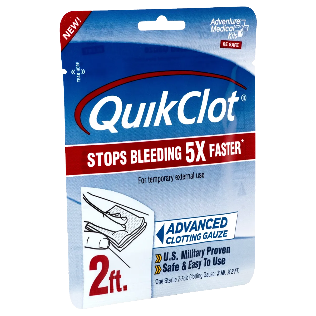 QuikClot Gauze 3" x 2'