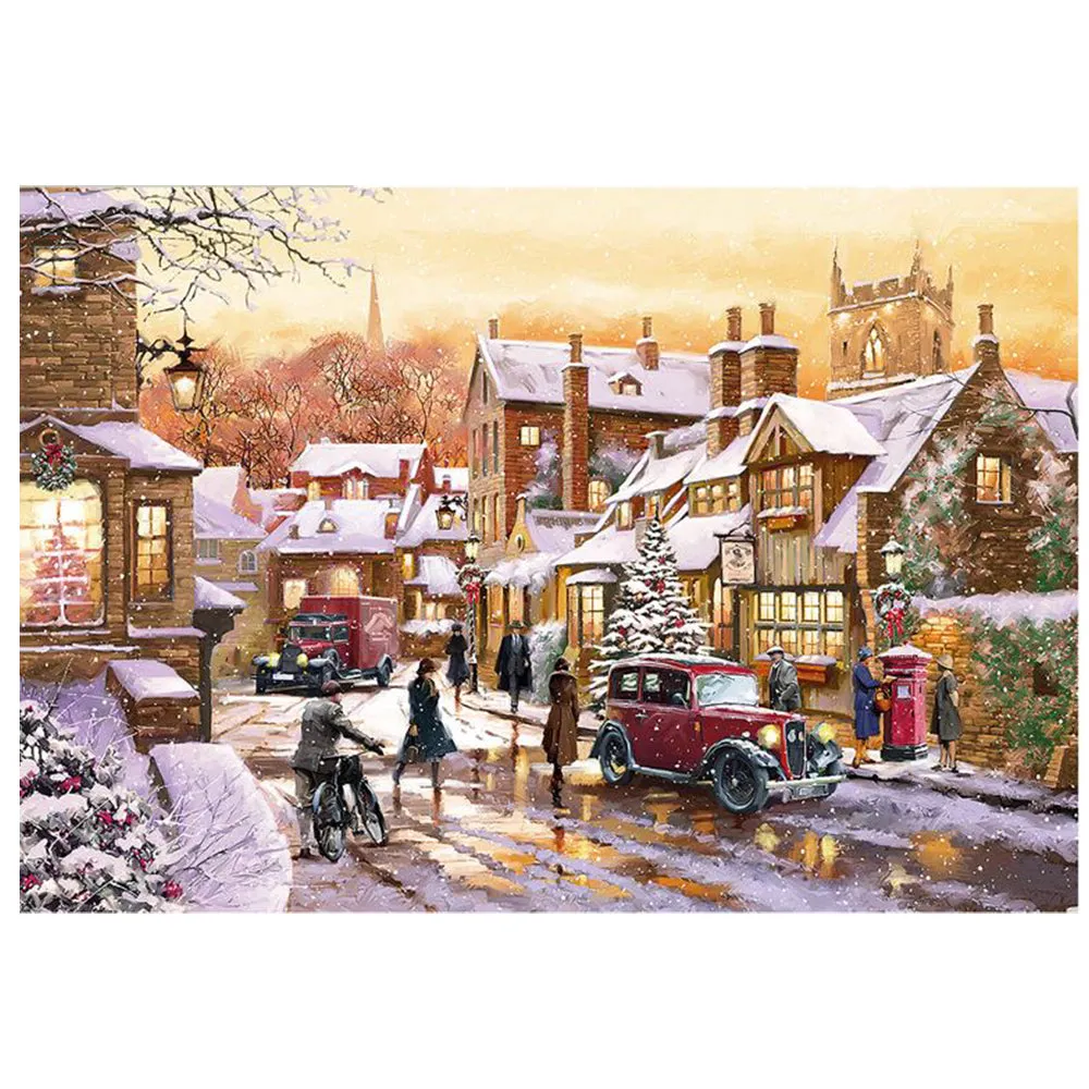 "A Vintage Christmas" Wooden Jigsaw Puzzle