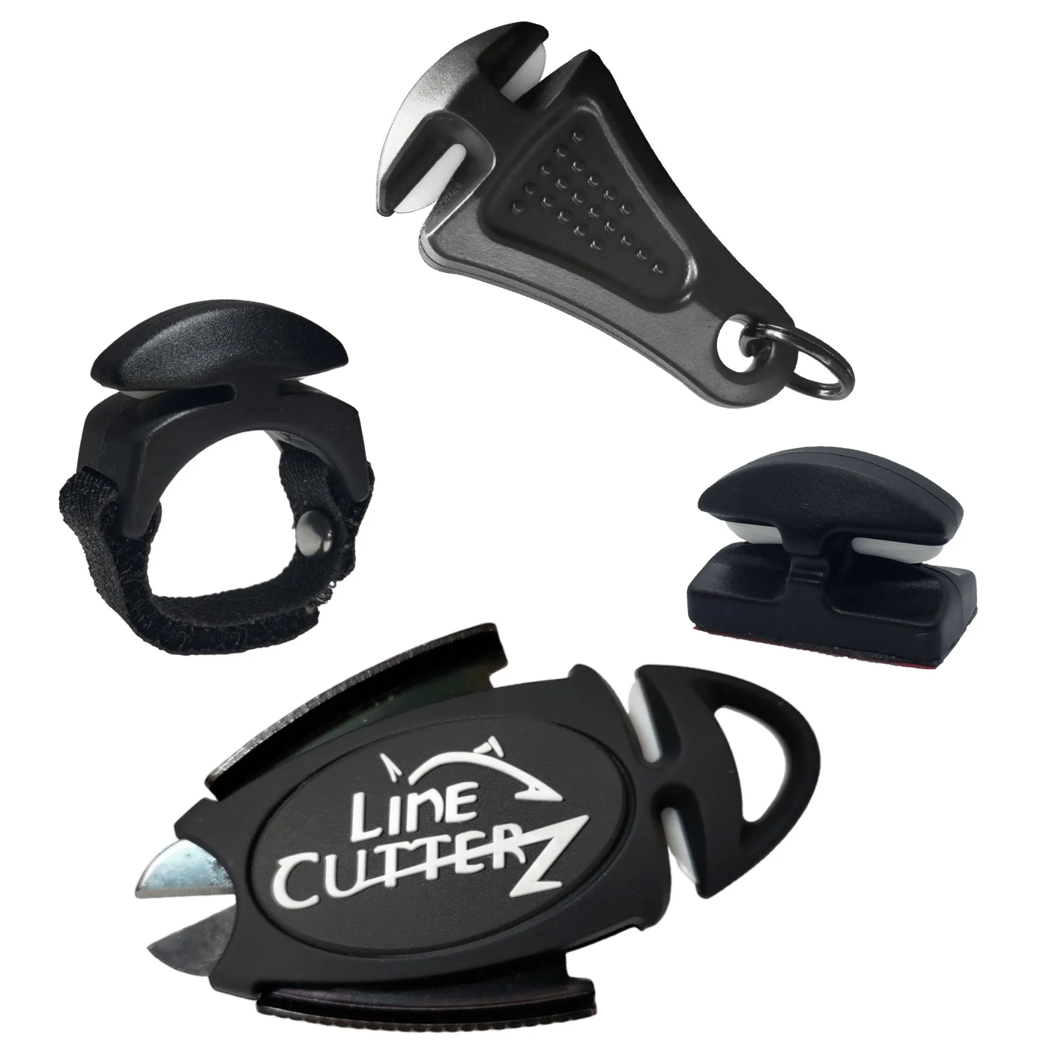 "QUADRUPLE PLAY" Fishing Line Cutter Multi-Pack