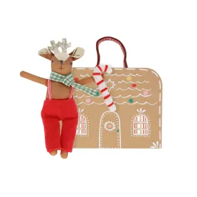 Reindeer Mini Doll & Suitcase