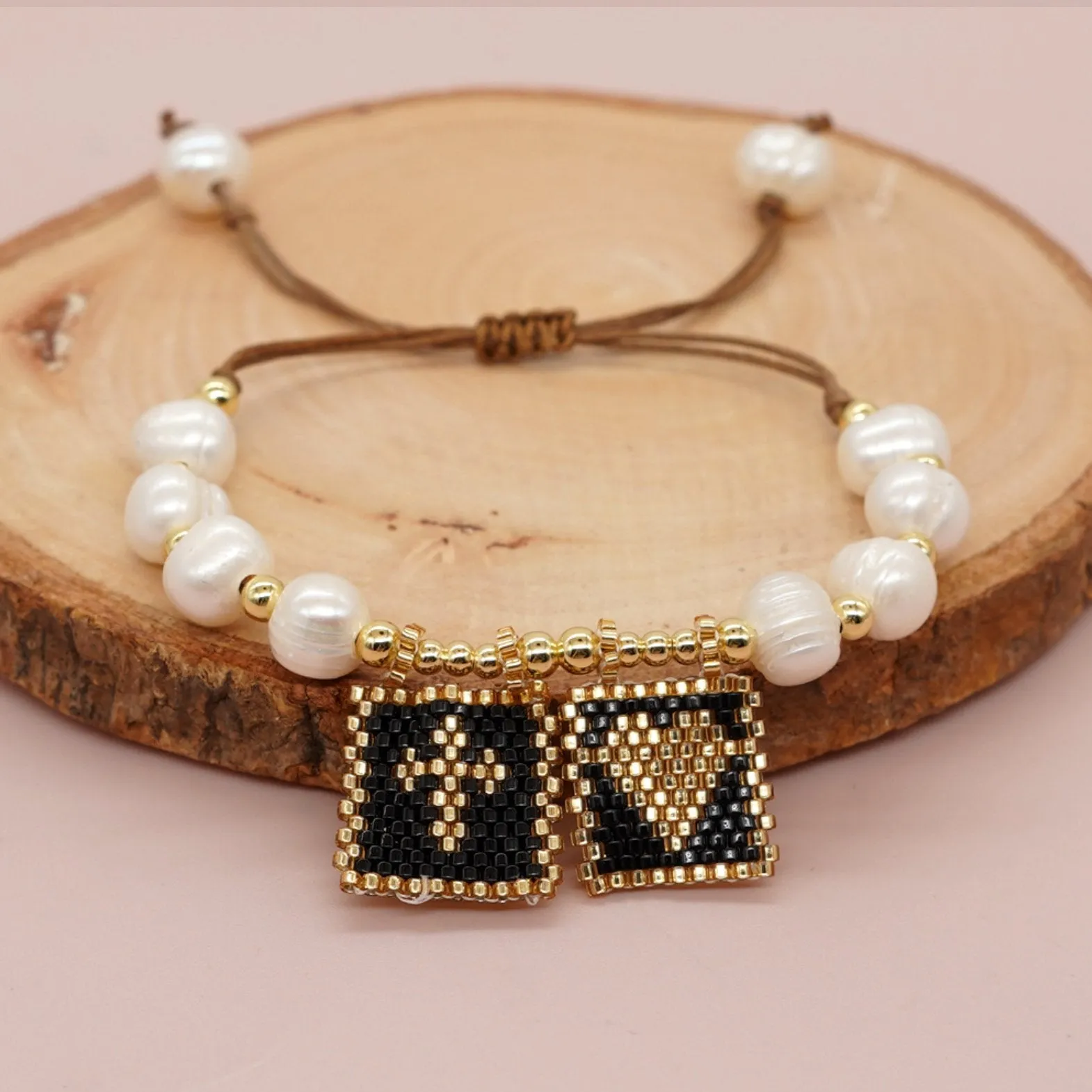 Sacred Freshwater Pearl Scapular Bracelet