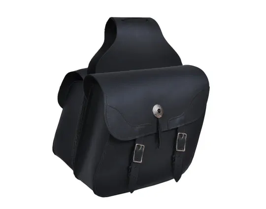 Saddle Bag With Concho Black