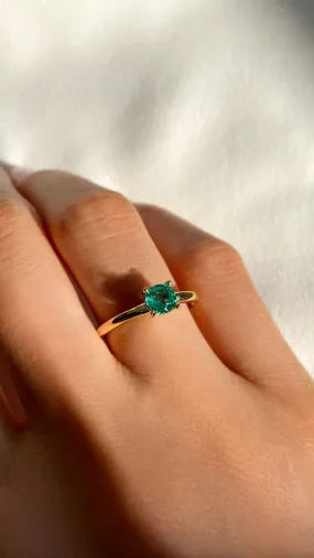 Saffia Ring 0.50ct 18K Yellow Gold Emerald