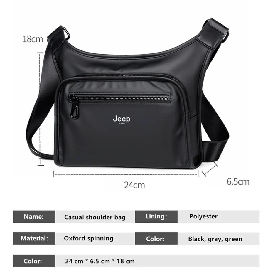 Shoulder Bag Oxford Luxury Fashion Men Chest Bag Man Sling Crossbody Bag Male New Casual Handbag Travel Phone Bags