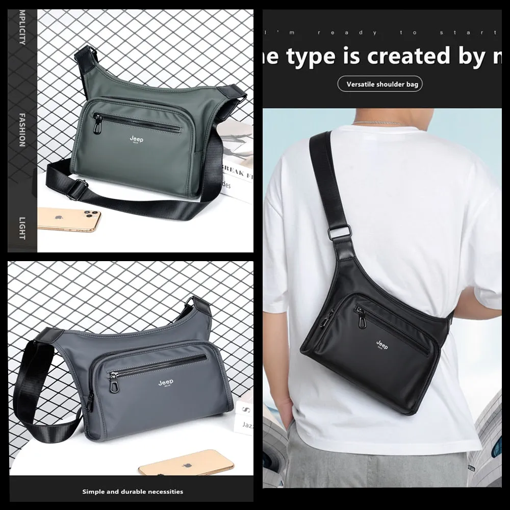 Shoulder Bag Oxford Luxury Fashion Men Chest Bag Man Sling Crossbody Bag Male New Casual Handbag Travel Phone Bags