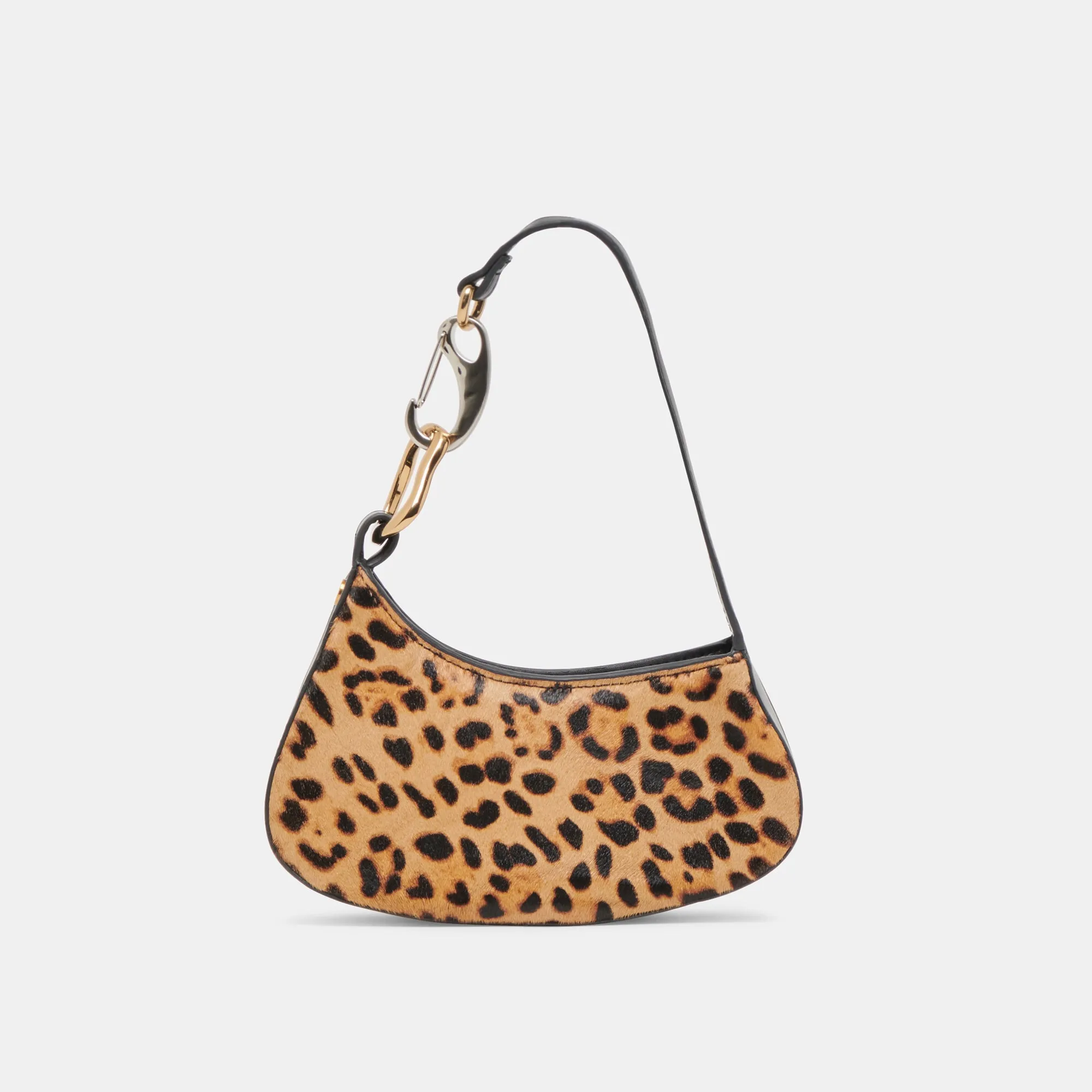 SILVIE SHOULDER BAG LEOPARD CALF HAIR