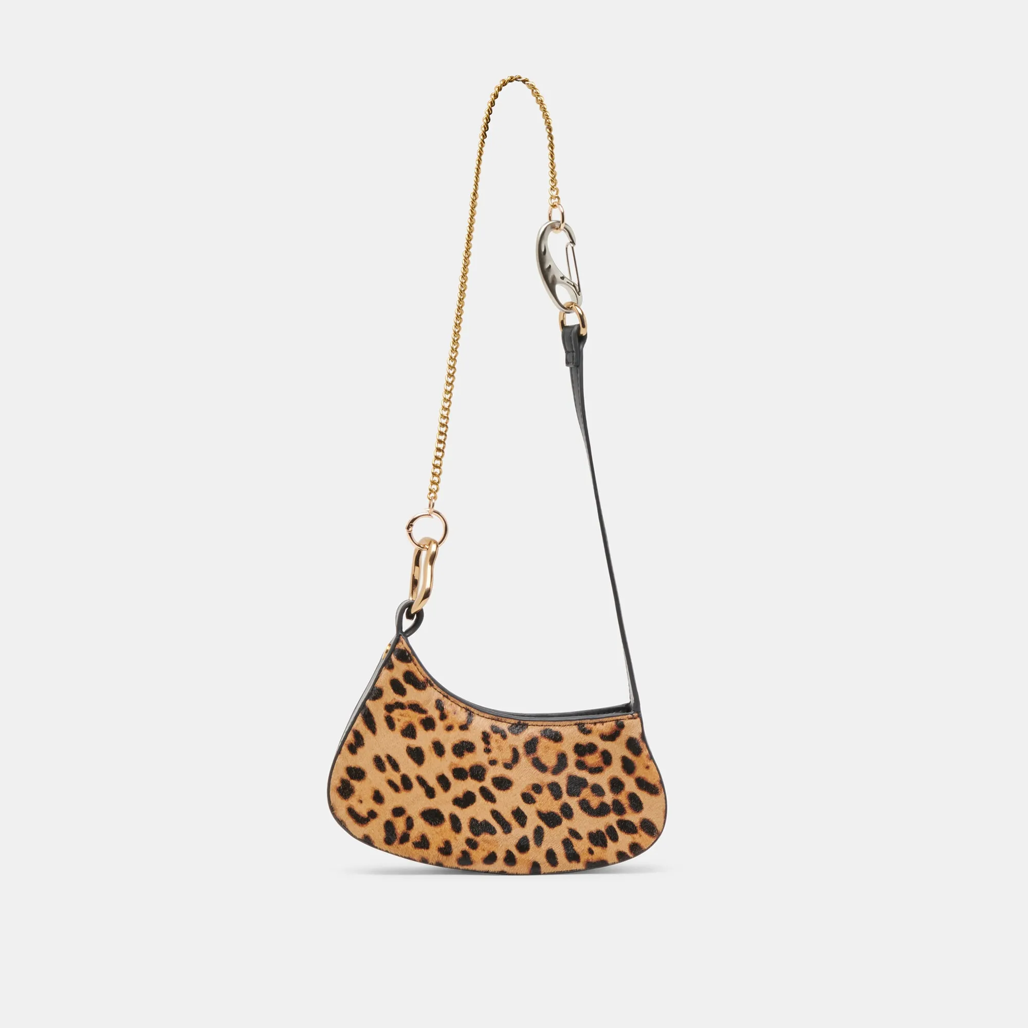 SILVIE SHOULDER BAG LEOPARD CALF HAIR