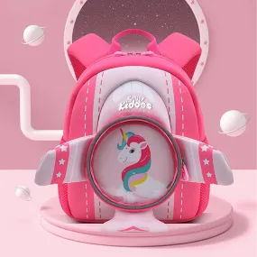 Smily Kiddos Go out backpack - Unicorn theme Pink