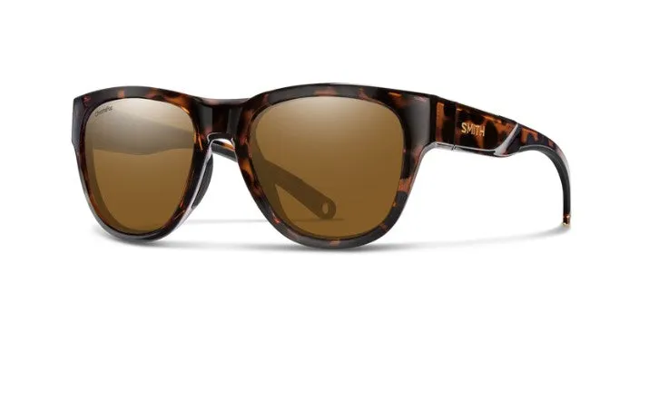 Smith Optics Rockaway - Tortoise Frame Polarized Glass Brown Lens