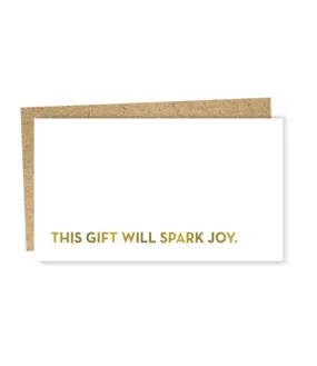 'Spark Joy' Mini Card