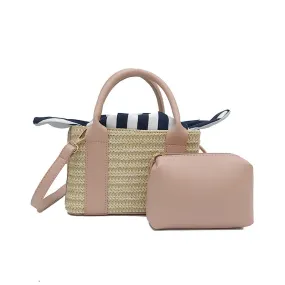 Summer Beach Straw Handbag and Purse