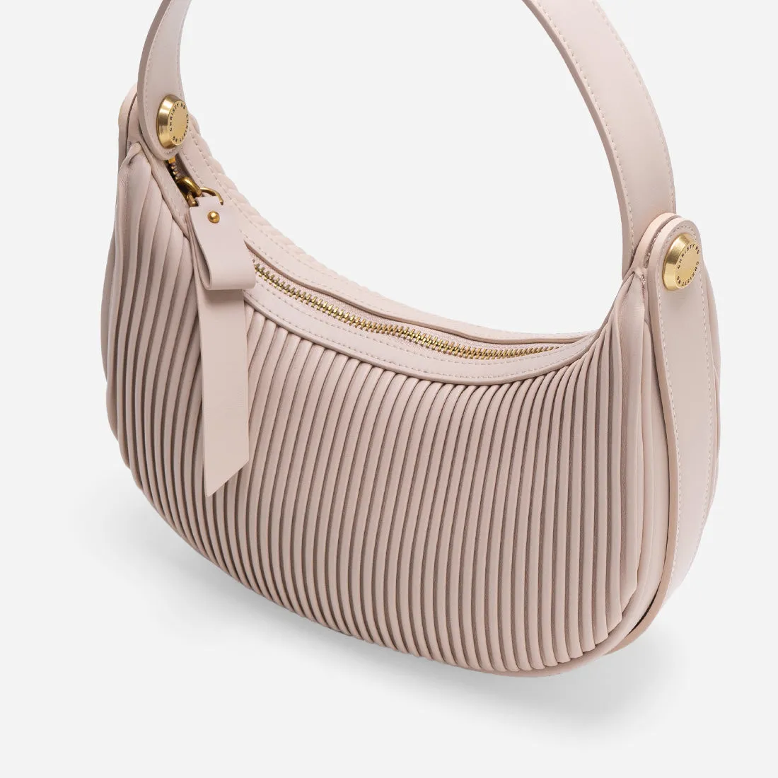 Sutton Mini Pleated Hobo Bag