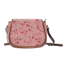 Swift Floral Peach Rouge Remix Saddle Bag/Large